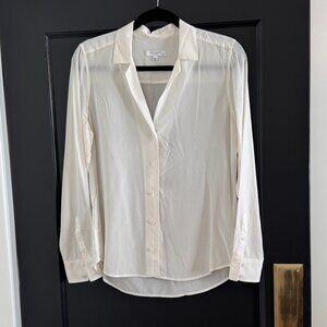 Equipment Long Sleeve Silk Shirt